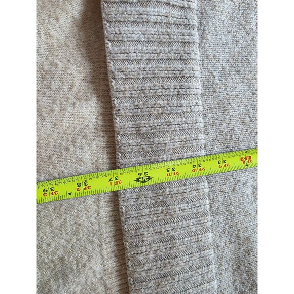 H&M Womens Oversized Knit Sweater Dress XL Gray Acrylic Wool Blend - Picture 7 of 8